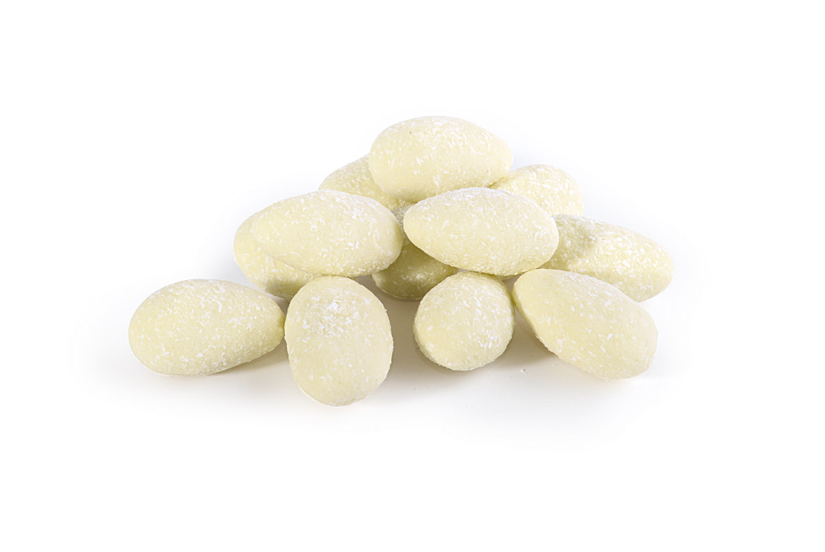 Almonds in White Chocolate and Coconut  - bulk 2kg